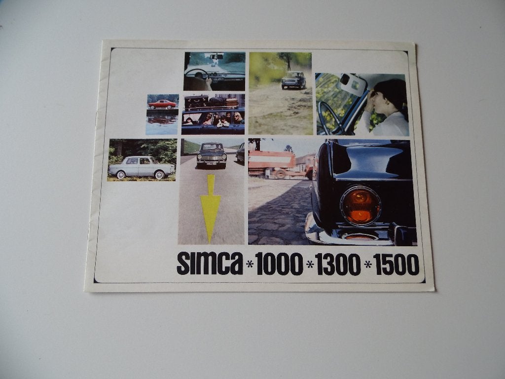 Simca 1000  1300  1500 incl 1000 Coupe, Verzenden, Zo goed als nieuw, Overige merken