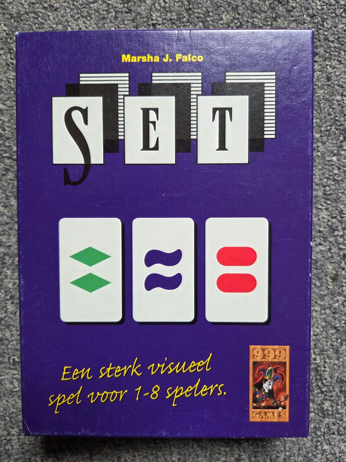 SET, Vijf spelers of meer, Ophalen of Verzenden, Zo goed als nieuw, 999 Games