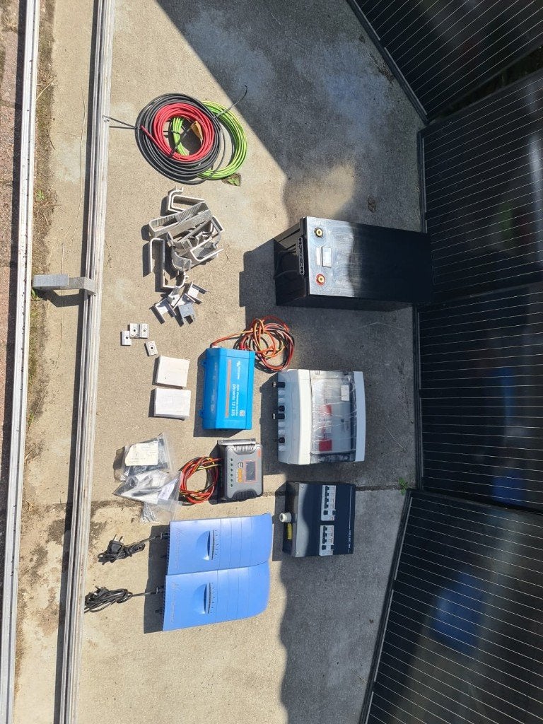 🔋 Noodstroom / Off-grid set – compleet 12v/24v/48v, Ophalen, Zo goed als nieuw, Paneel