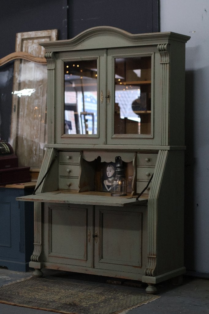 Buffetkast / secretaire *stolp* vintage, Ophalen, Zo goed als nieuw