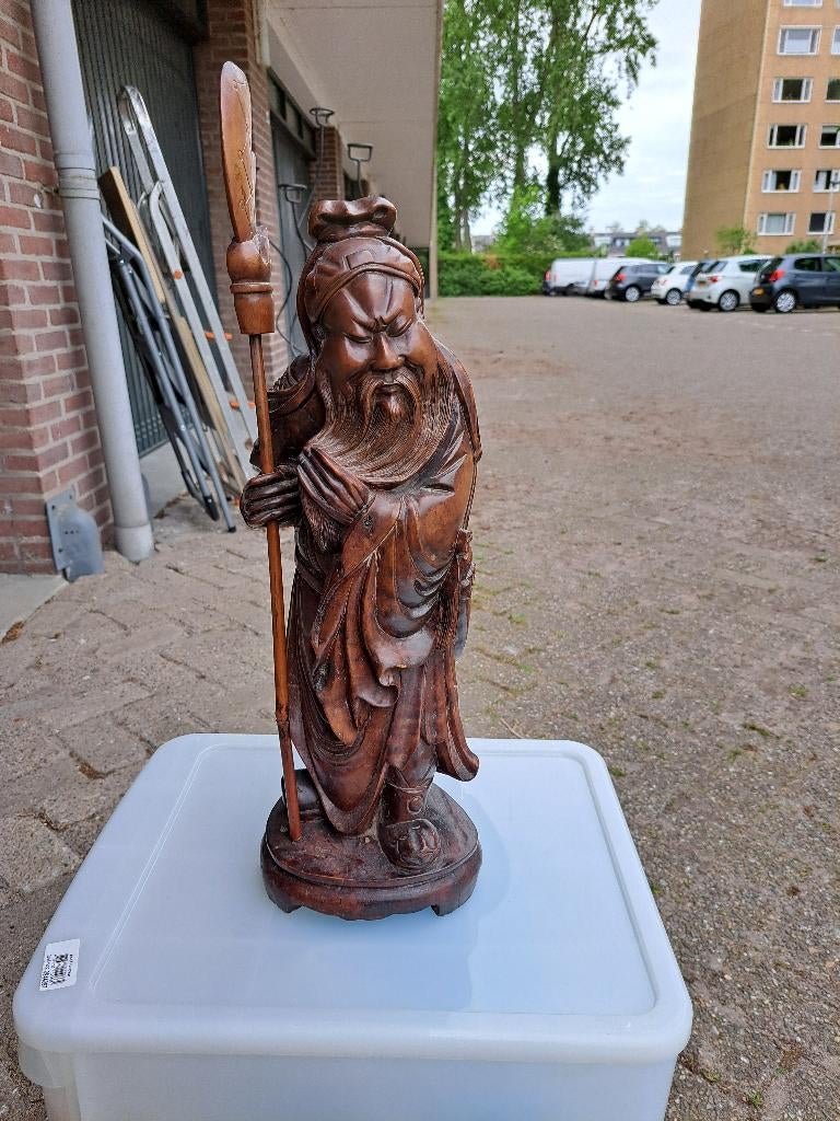 Indonesisch houtsnijwerk, Antiek en Kunst, Kunst | Beelden en Houtsnijwerken, Ophalen, Houtsnijwerk, Handgemaakt, 20 - 50 cm