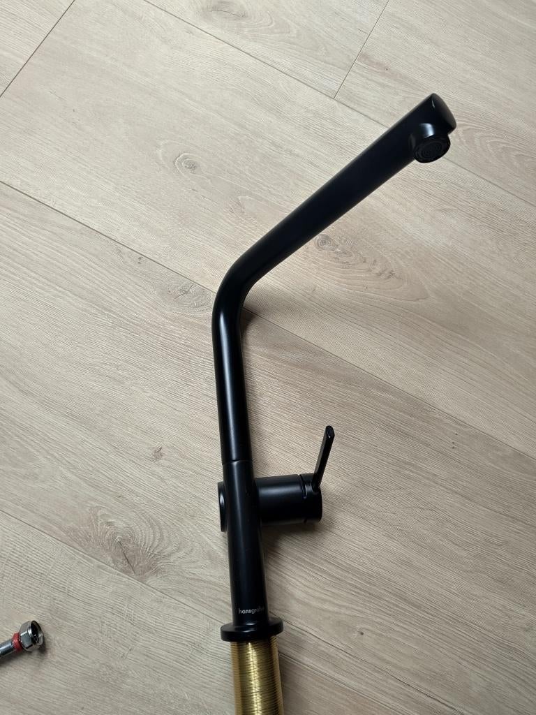 Hansgrohe keukenmengkraan Talis M54 270, Ophalen, Minder dan 50 cm, Gebruikt, Zwart