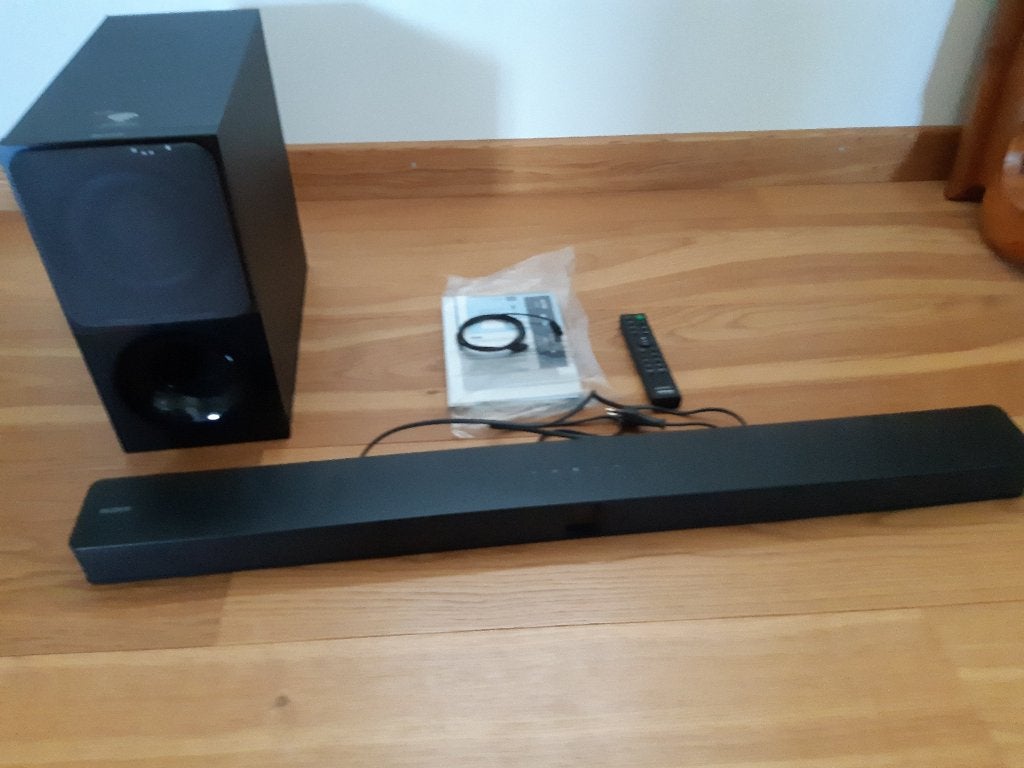 soundbar Sony, Ophalen of Verzenden, Met externe subwoofer, Zo goed als nieuw