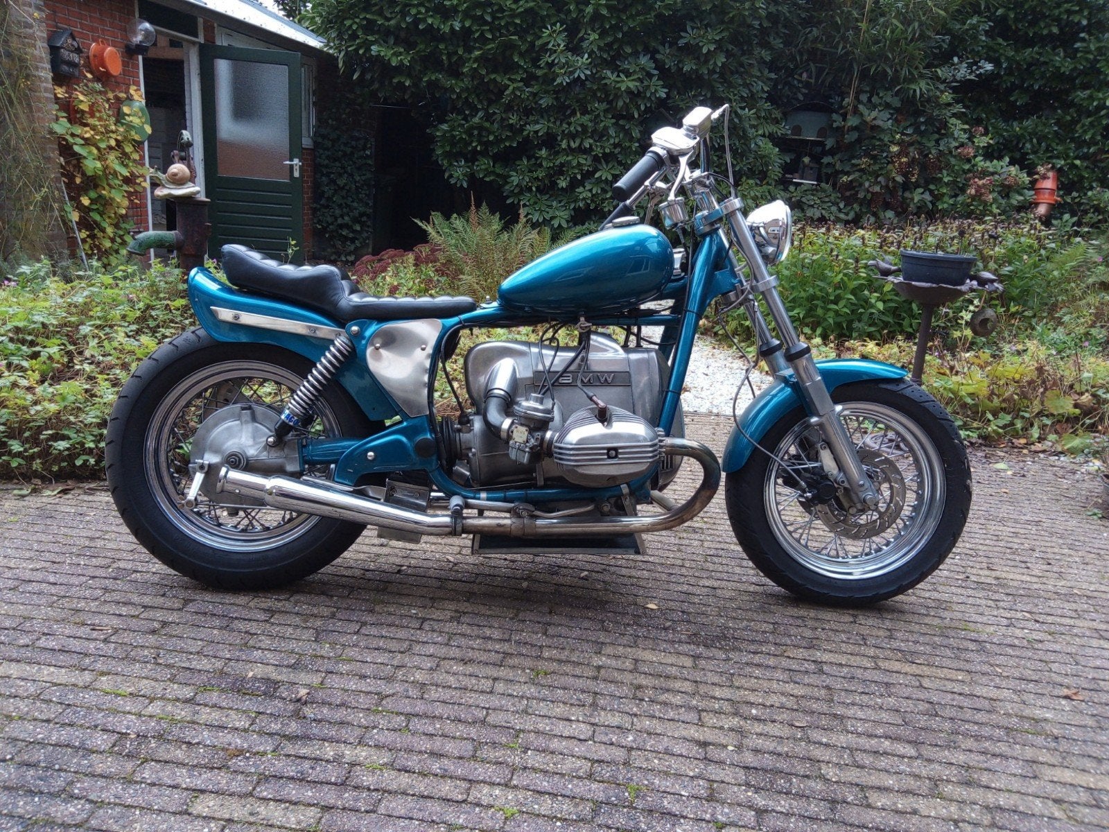 BMW R60/5 Chopper 1972 belastingvrij met 1000cc blok, Chopper