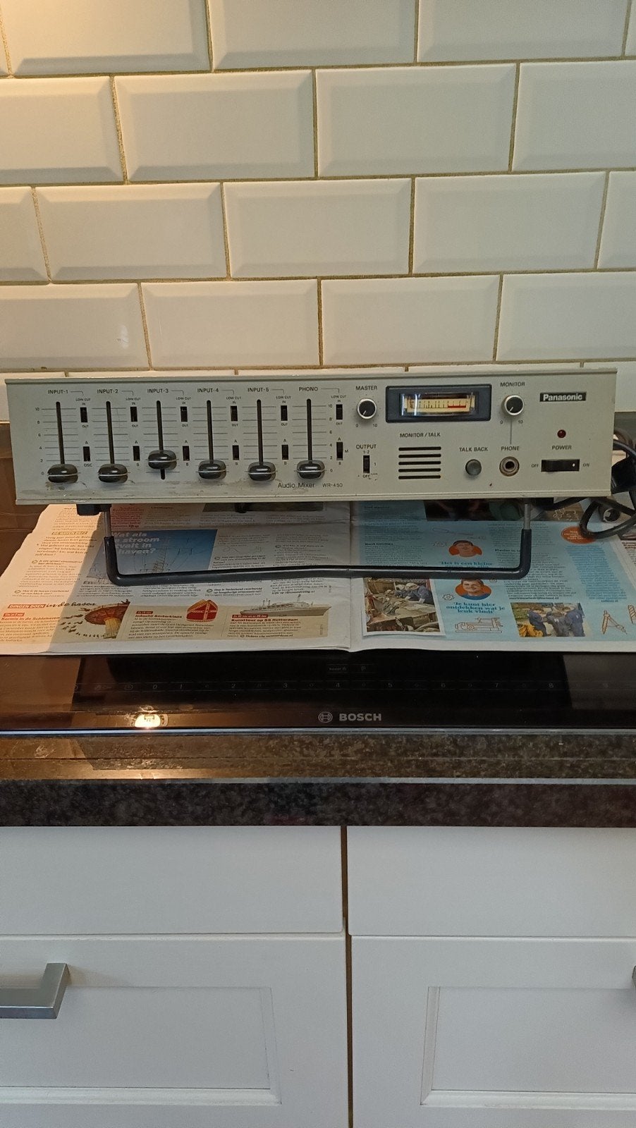 Panasonic pre amp met meters, Ophalen of Verzenden, Overige merken