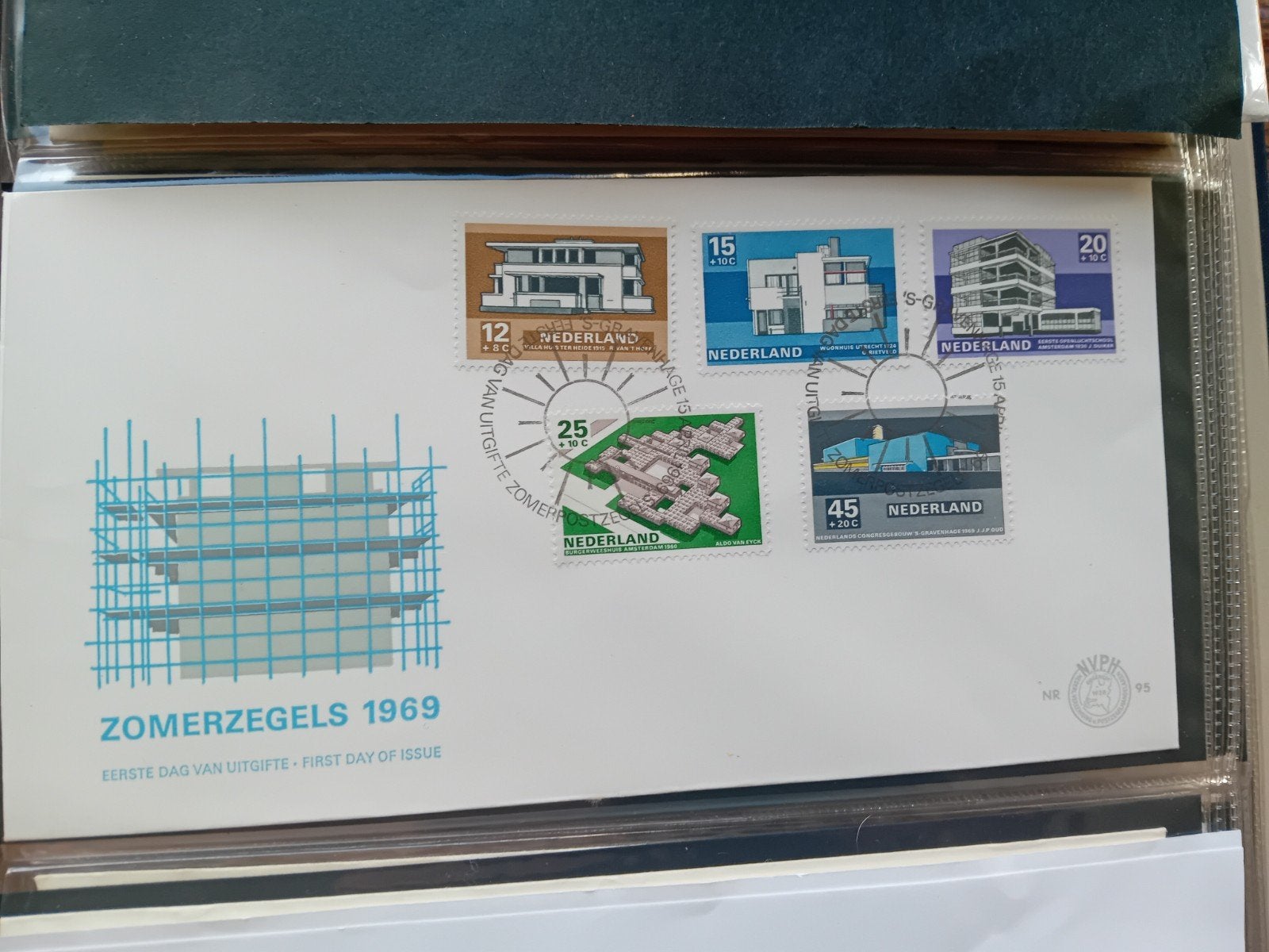 Zomerzegels 1969 Eerste Dag van Uitgifte - Nederland, Postzegels en Munten, Ophalen of Verzenden, Nederland