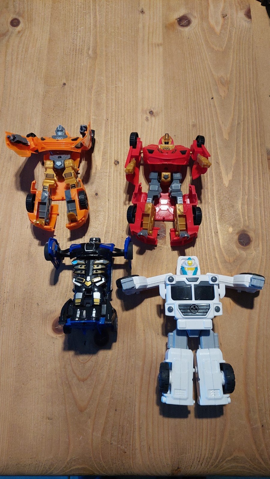 Set van 4 Transformers speelgoedfiguren, Verzamelen, Overige generaties, Ophalen, Gebruikt, Overige rassen