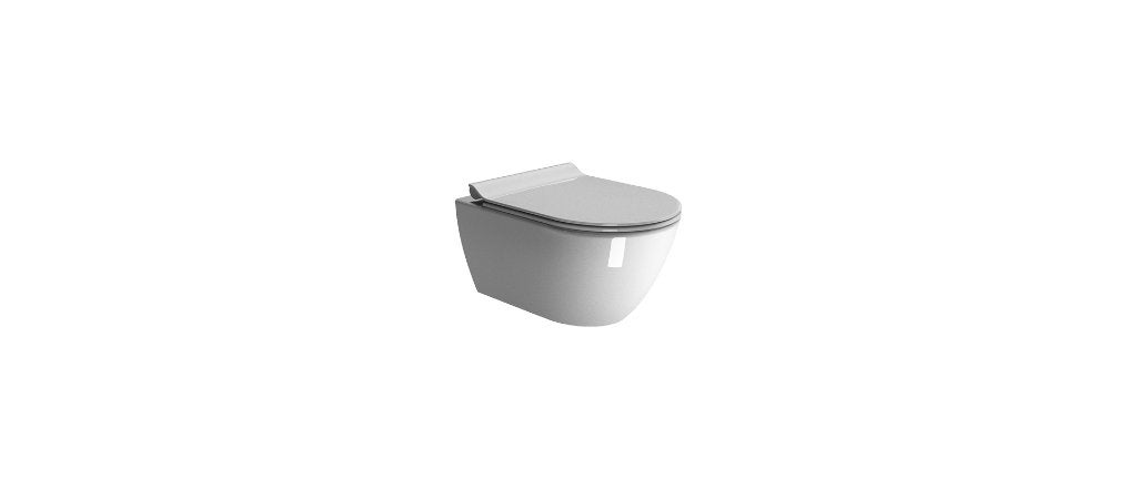 GSI Ceramica - Pura - toilet pot + bril, Ophalen, Nieuw, Steen, Toilet