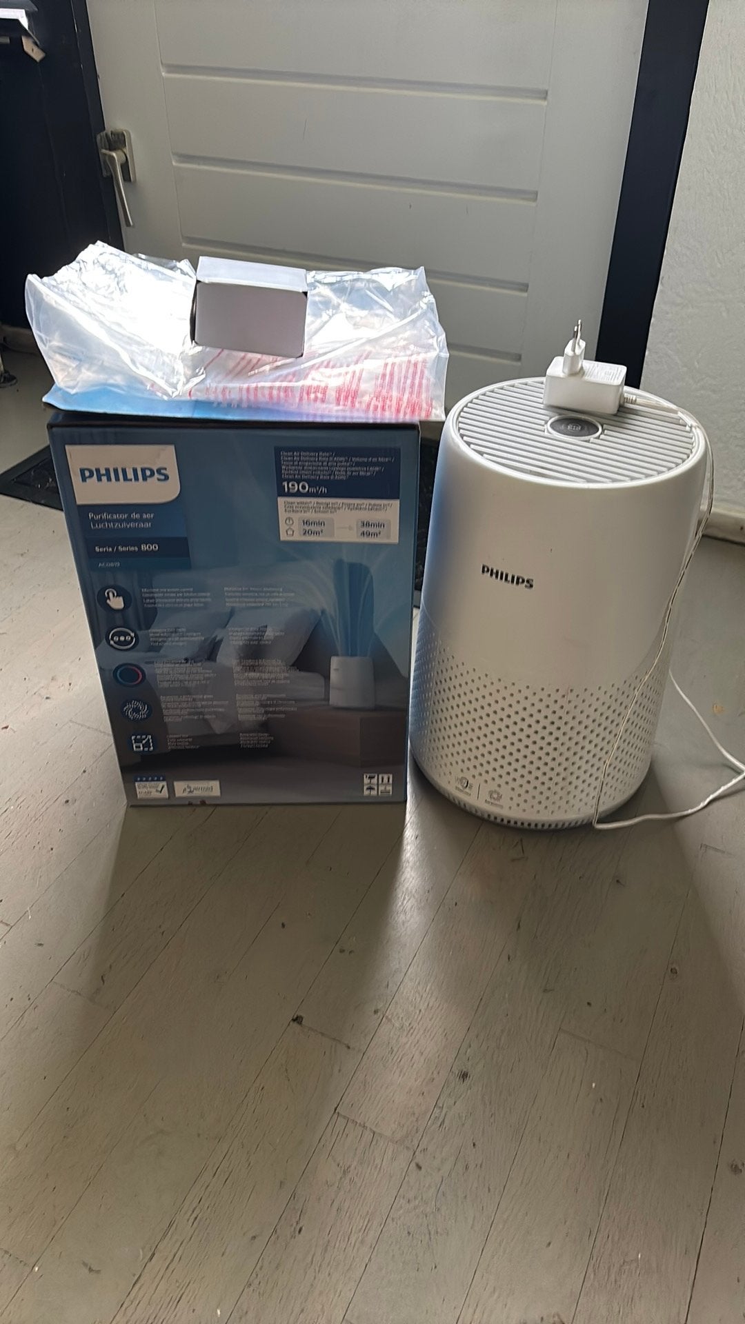 Philips luchtreiniger 190m3/uur, Ophalen of Verzenden, Zo goed als nieuw, Luchtreiniger