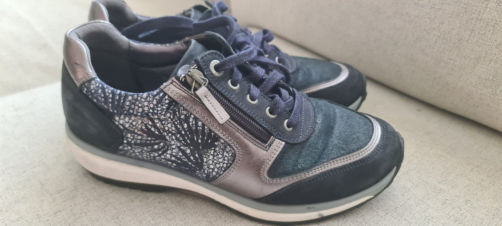 sneakers 39 G Xsensible stretchwalkers, Kleding | Dames, Xsensible, Blauw, Zo goed als nieuw, Wandelschoenen