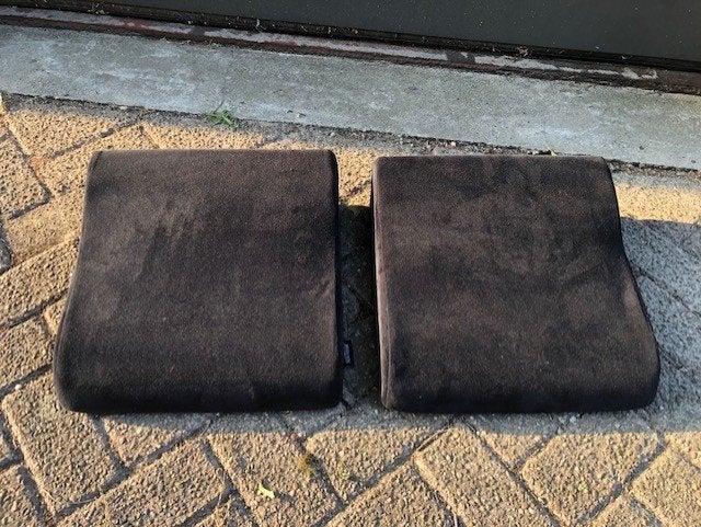 Stoelverhogers auto zwart en zacht ( 2 stuks ), Overige merken, Autogordel, 15 t/m 36 kg, Ophalen of Verzenden