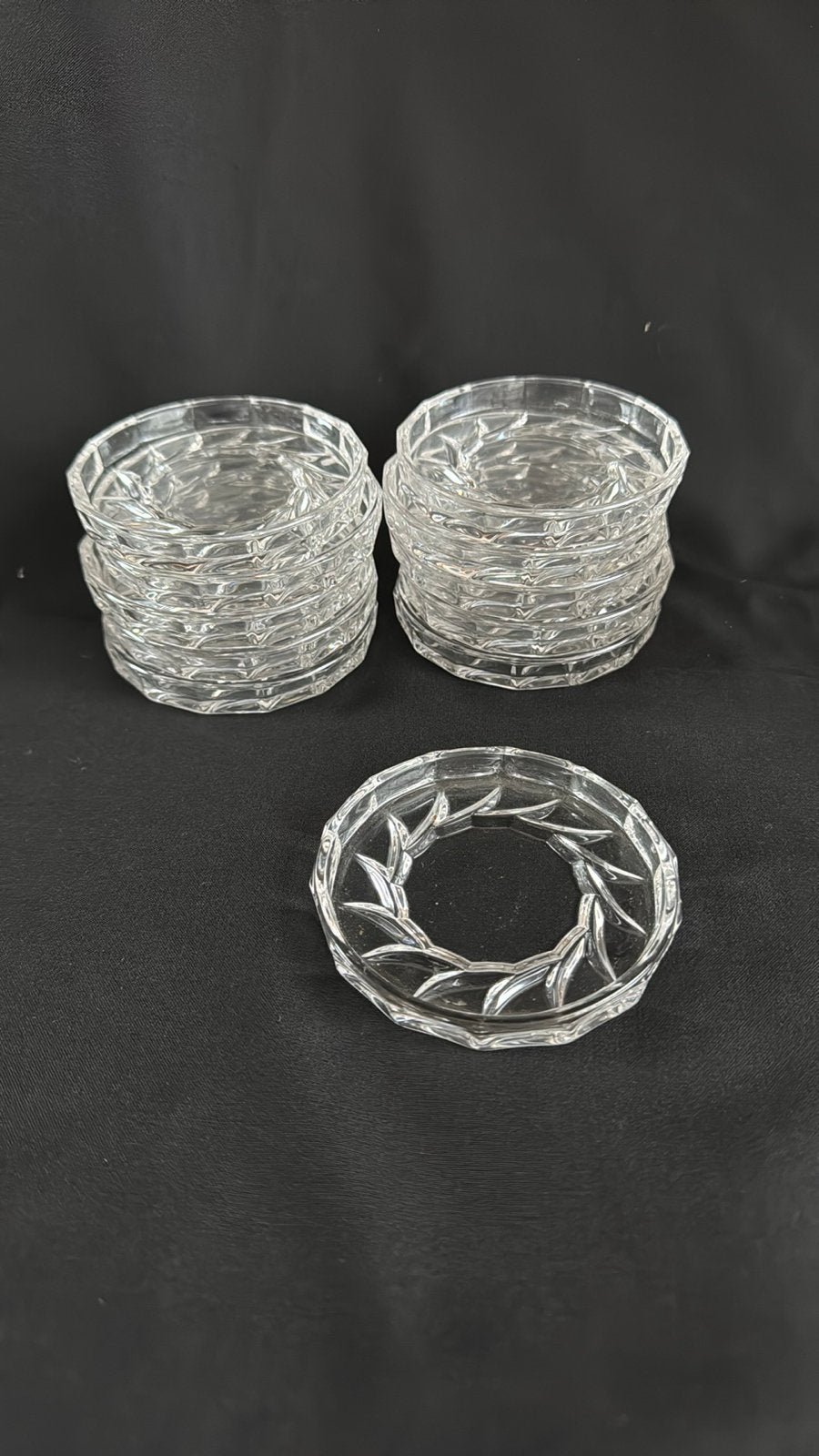 11 Glazen Onderzetters - Bescherm uw Tafel Stijlvol, Ophalen of Verzenden, Glasonderzetter, Gebruikt, Glas