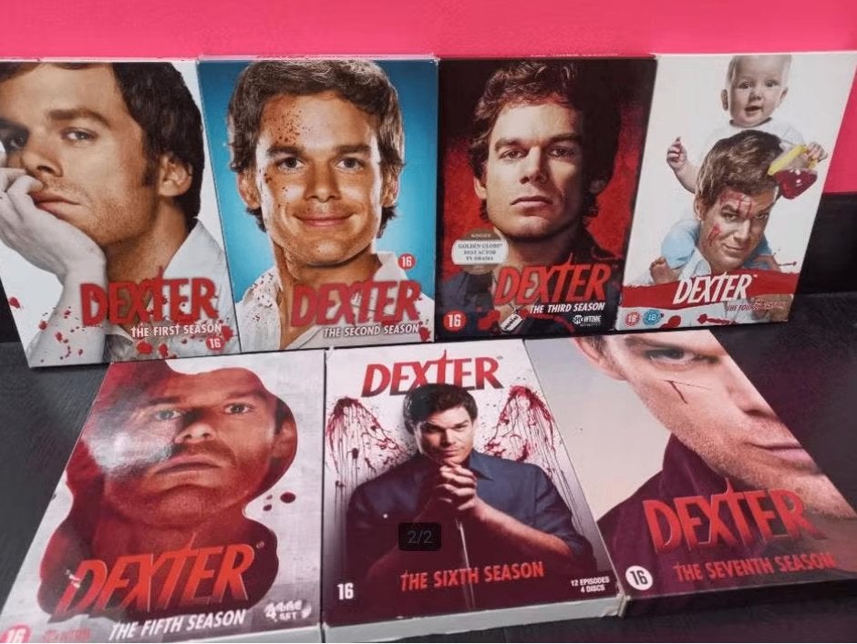 dexter ; de complete tv serie op dvd seizoen 1 tot en met 8, Alle leeftijden, Ophalen of Verzenden, Zo goed als nieuw, Thriller