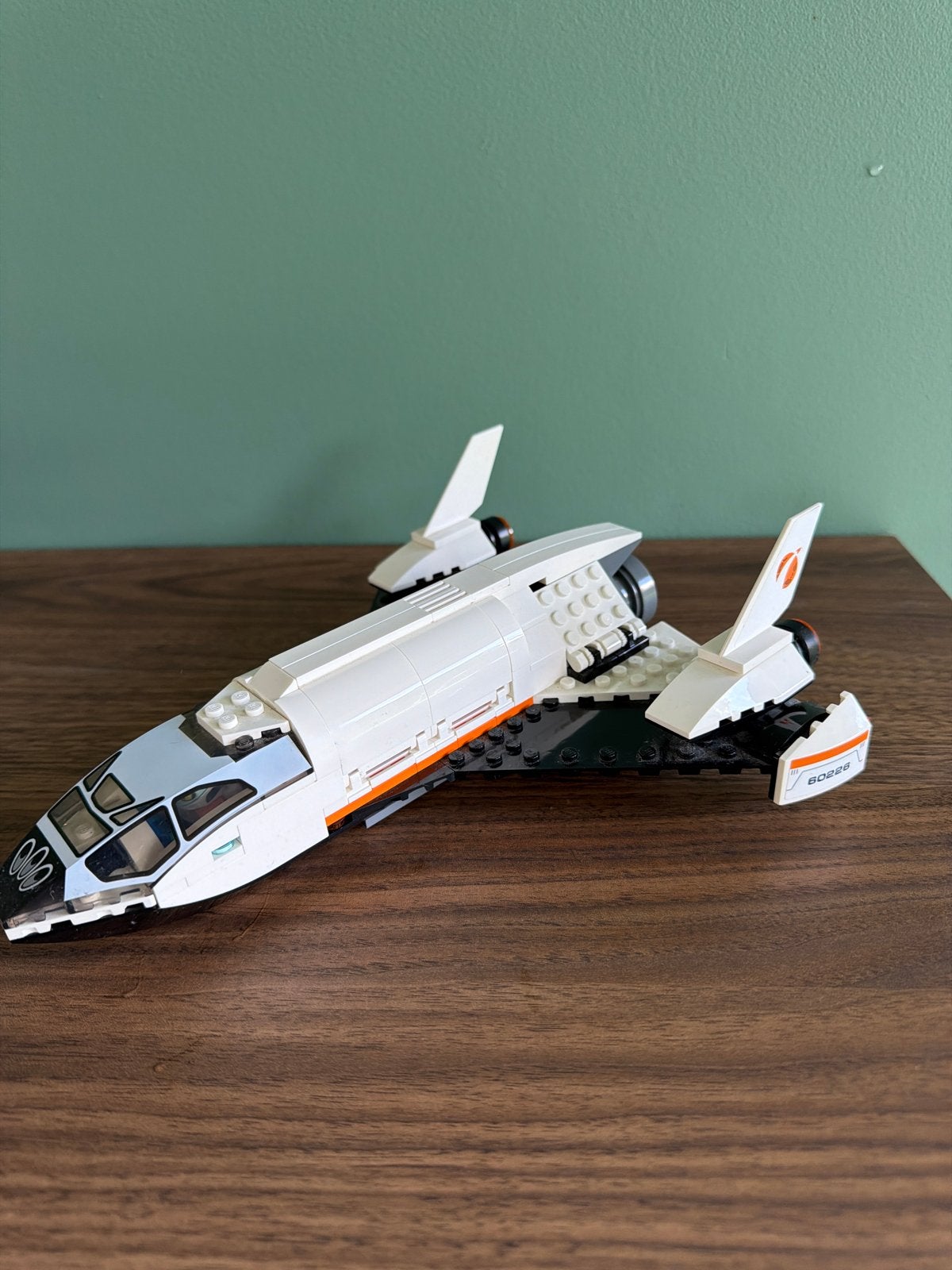 LEGO Ruimteschip - Wit met Oranje accenten, Ophalen of Verzenden, Gebruikt, Overige merken
