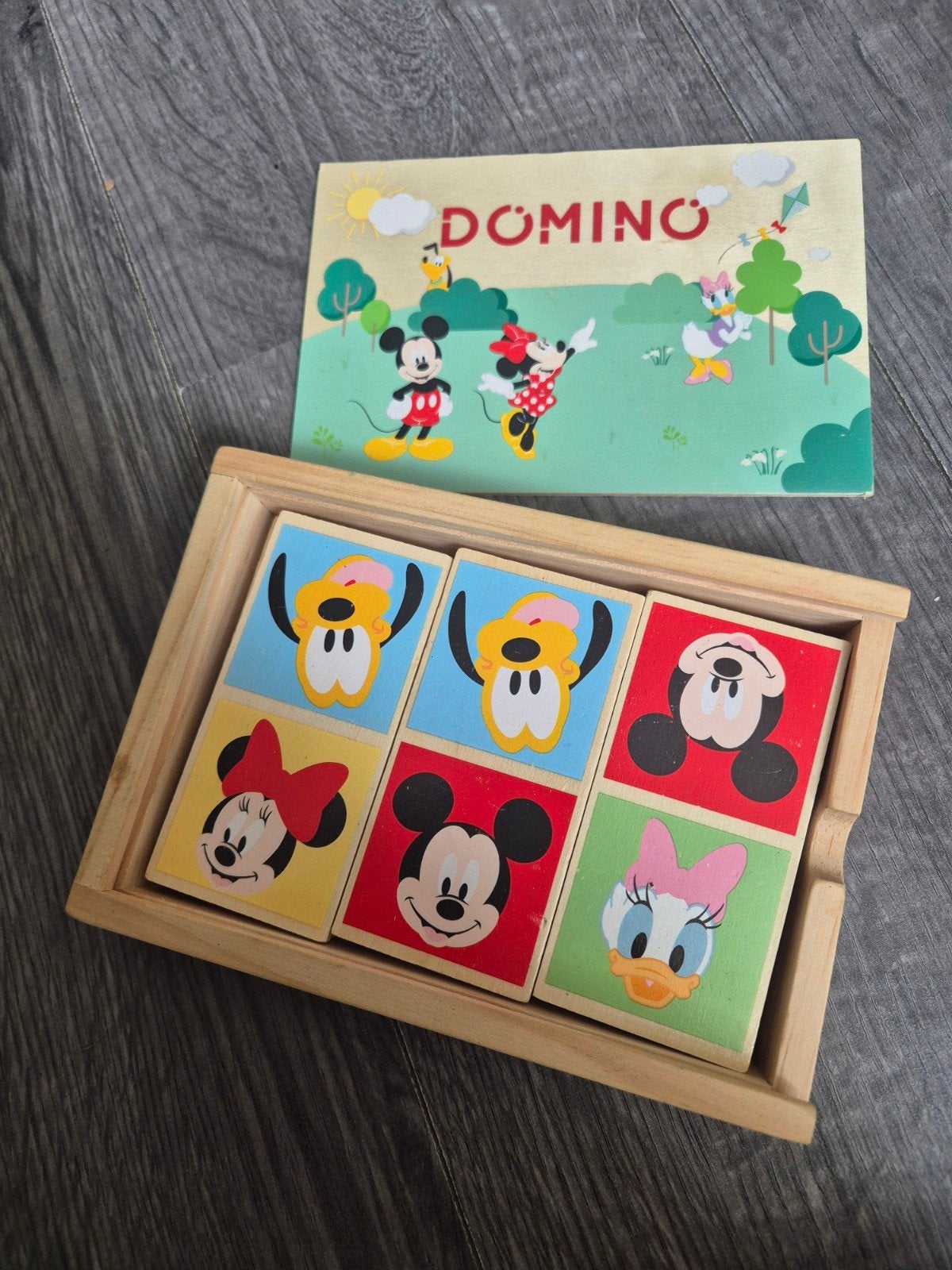 Disney Domino Spel - Mickey Mouse & Vrienden, Ophalen of Verzenden, Gebruikt, Puzzelen