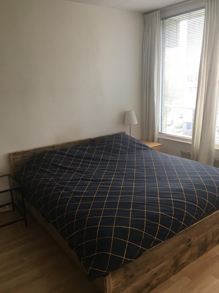 Tweepersoons bed (180*200) + lattenbodems, Ophalen, Gebruikt, Tweepersoons, 180 cm