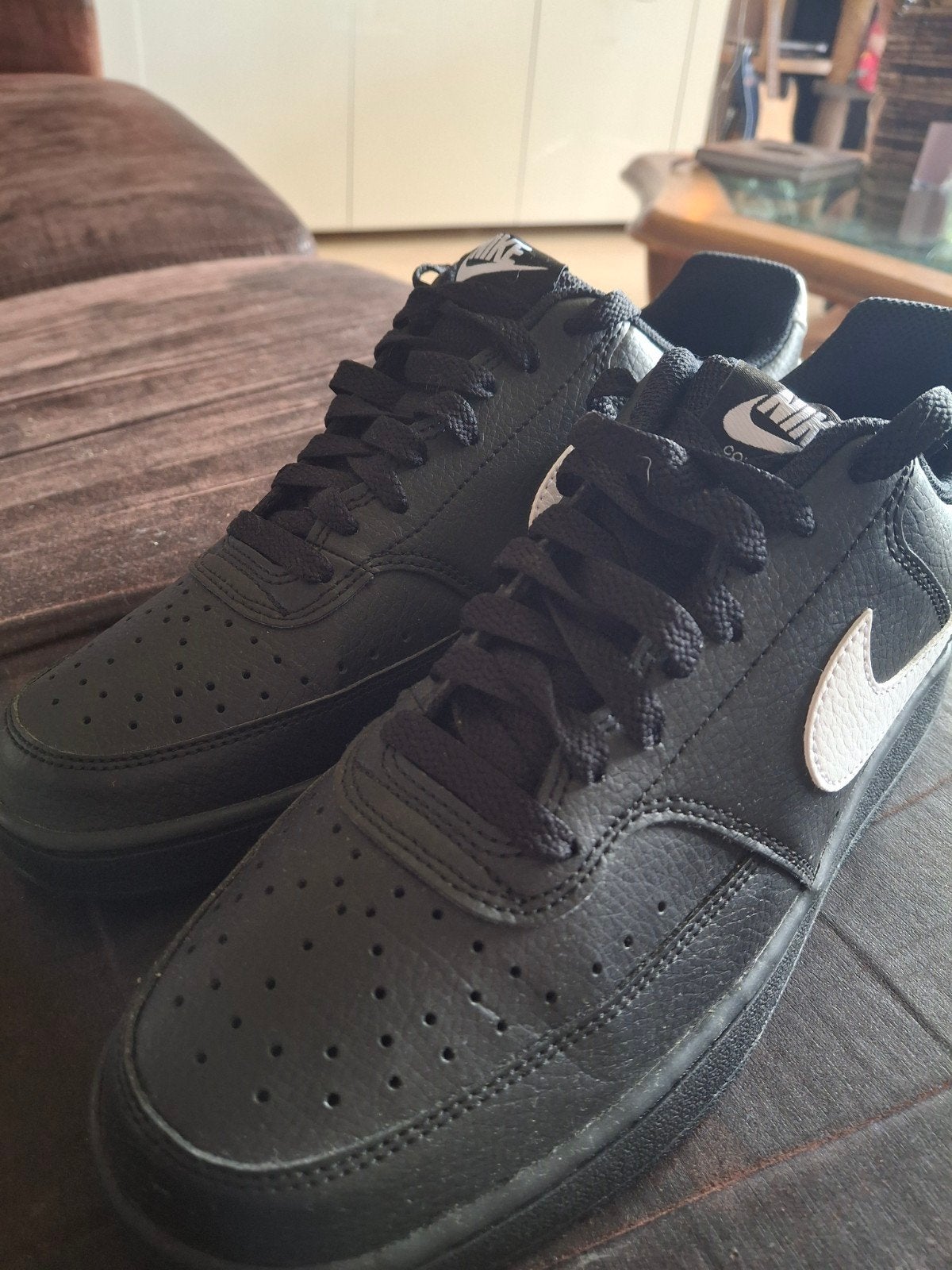 Nike Court Vision Low Next Nature - Zwart maat 42, Ophalen, Zwart, Nike, Nieuw