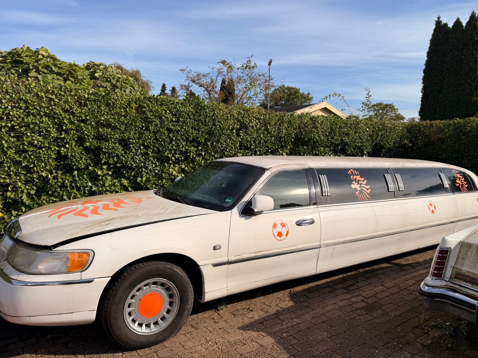 Lincoln Town Car Towncar 1999 Wit, Auto's, Automaat, Wit, Leder, Particulier