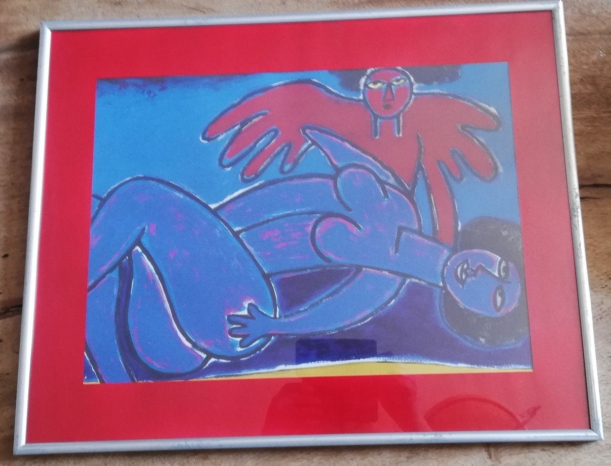 CORNEILLE. 1997. Print. 51/41 cm., Huis en Inrichting, Meerkleurig, Papier/karton, Decoratieobject, Ophalen of Verzenden