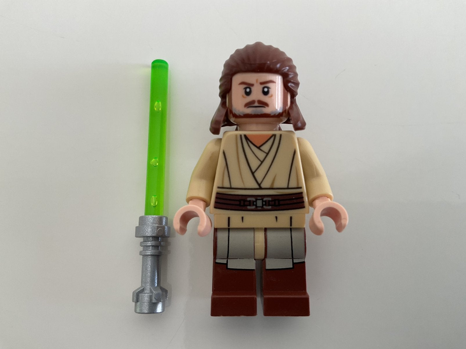 LEGO Star Wars - minifiguur - sw0810 - Qui-Gon Jinn, Compleet, Star Wars, Lego, Ophalen of Verzenden