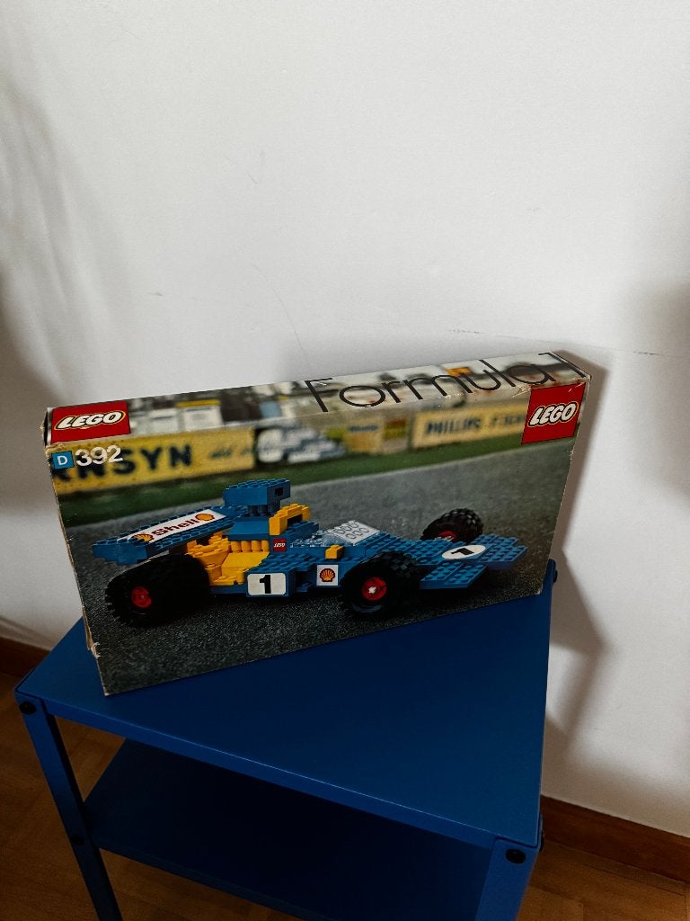 Lego vintage 392 Formule 1 wagen, Lego, Ophalen of Verzenden, Zo goed als nieuw, Compleet