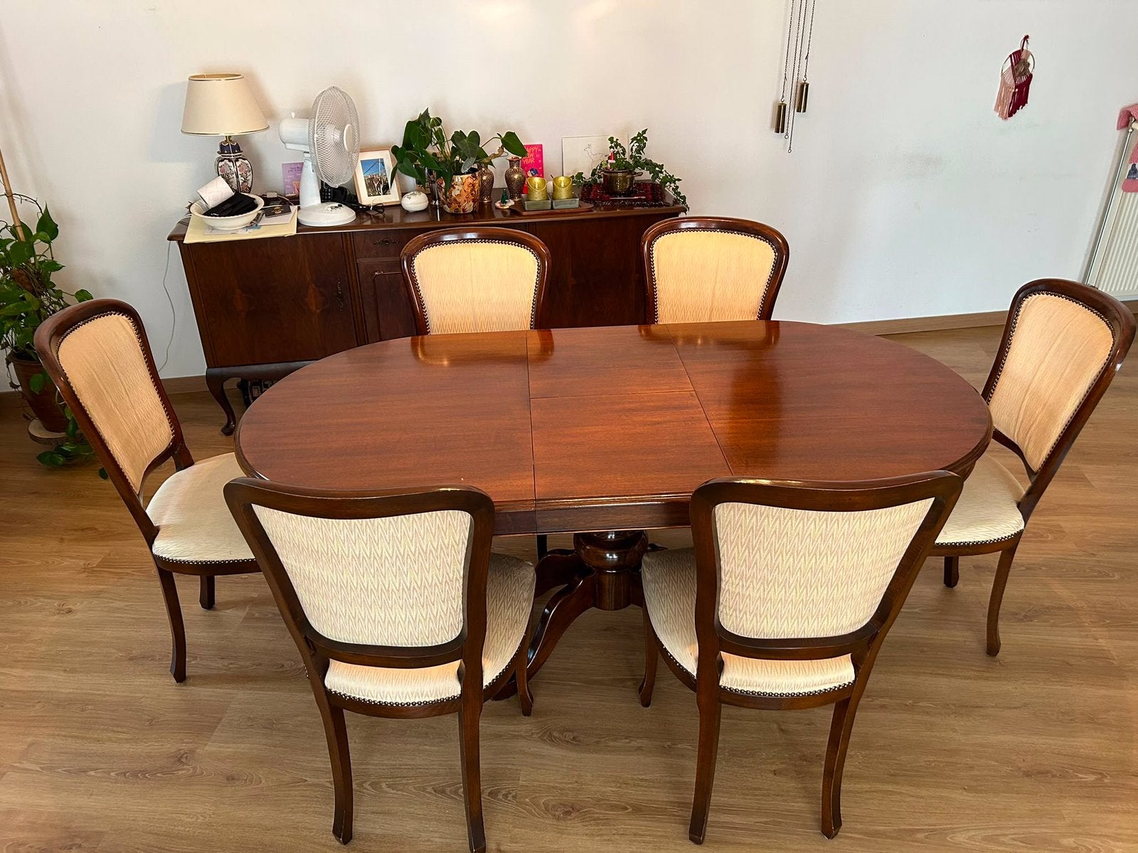 Ovale tafel (uitschuifbaar), Huis en Inrichting, Tafels | Eettafels, Ophalen, 50 tot 100 cm, Zo goed als nieuw, 150 tot 200 cm