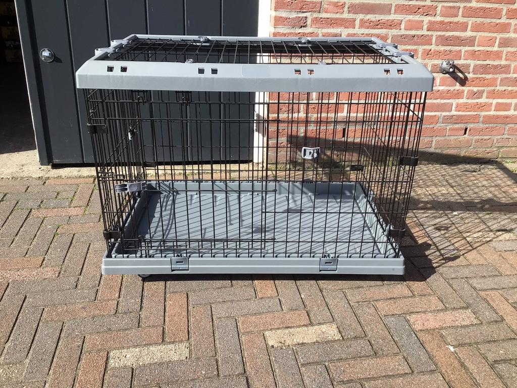 Ferplast superior bench 90, Dieren en Toebehoren, Hondenhokken, Ophalen, Zo goed als nieuw, 75 tot 110 cm, 65 tot 100 cm