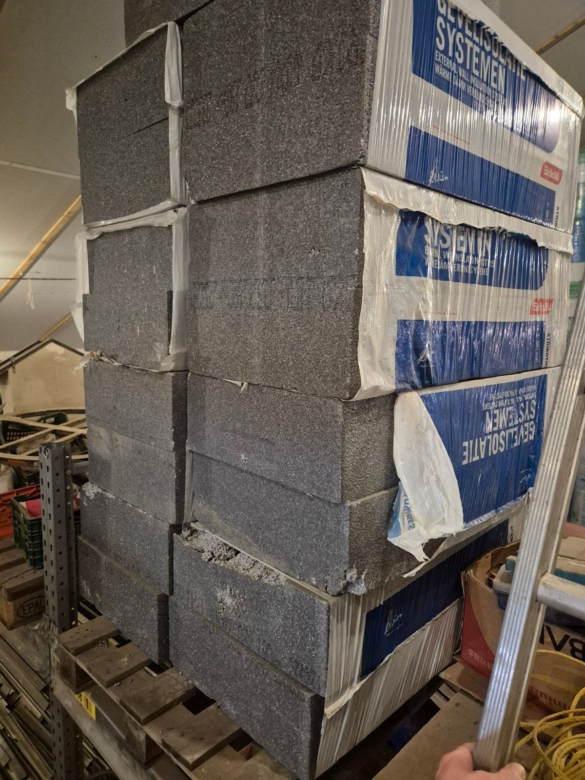 eps gevelisolatie 190mm, Overige materialen, Zo goed als nieuw, 15 m² of meer, Muurisolatie