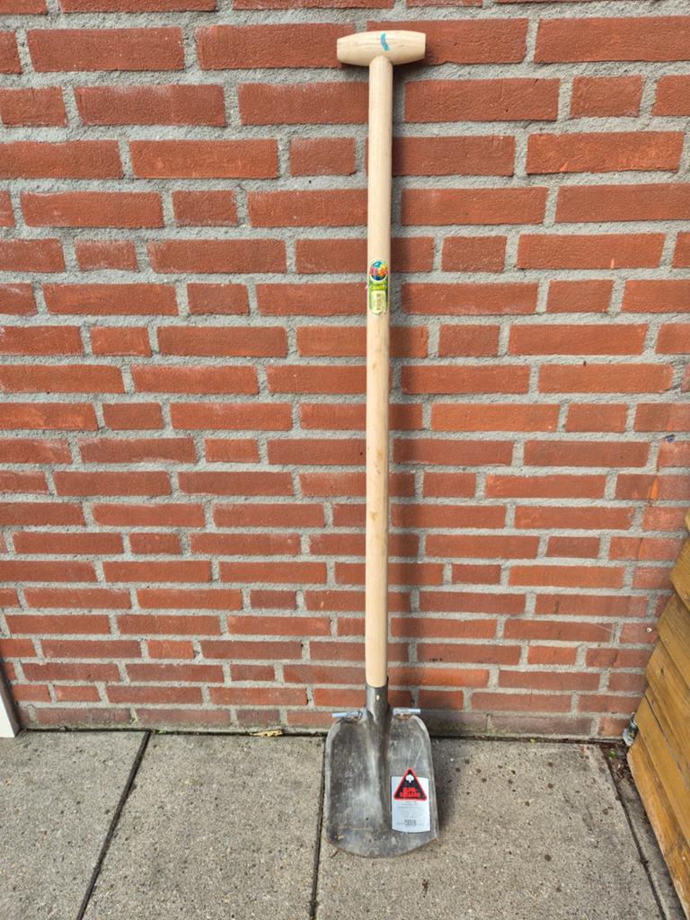 Stevige spade met houten steel, Tuin en Terras, Ophalen, Nieuw, Spade, Onbekend