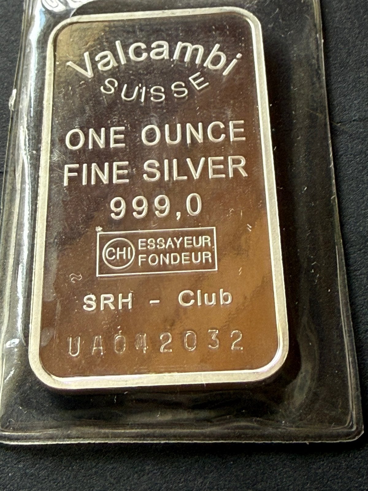 zilver bar Valcambi, Ophalen of Verzenden, Zilver