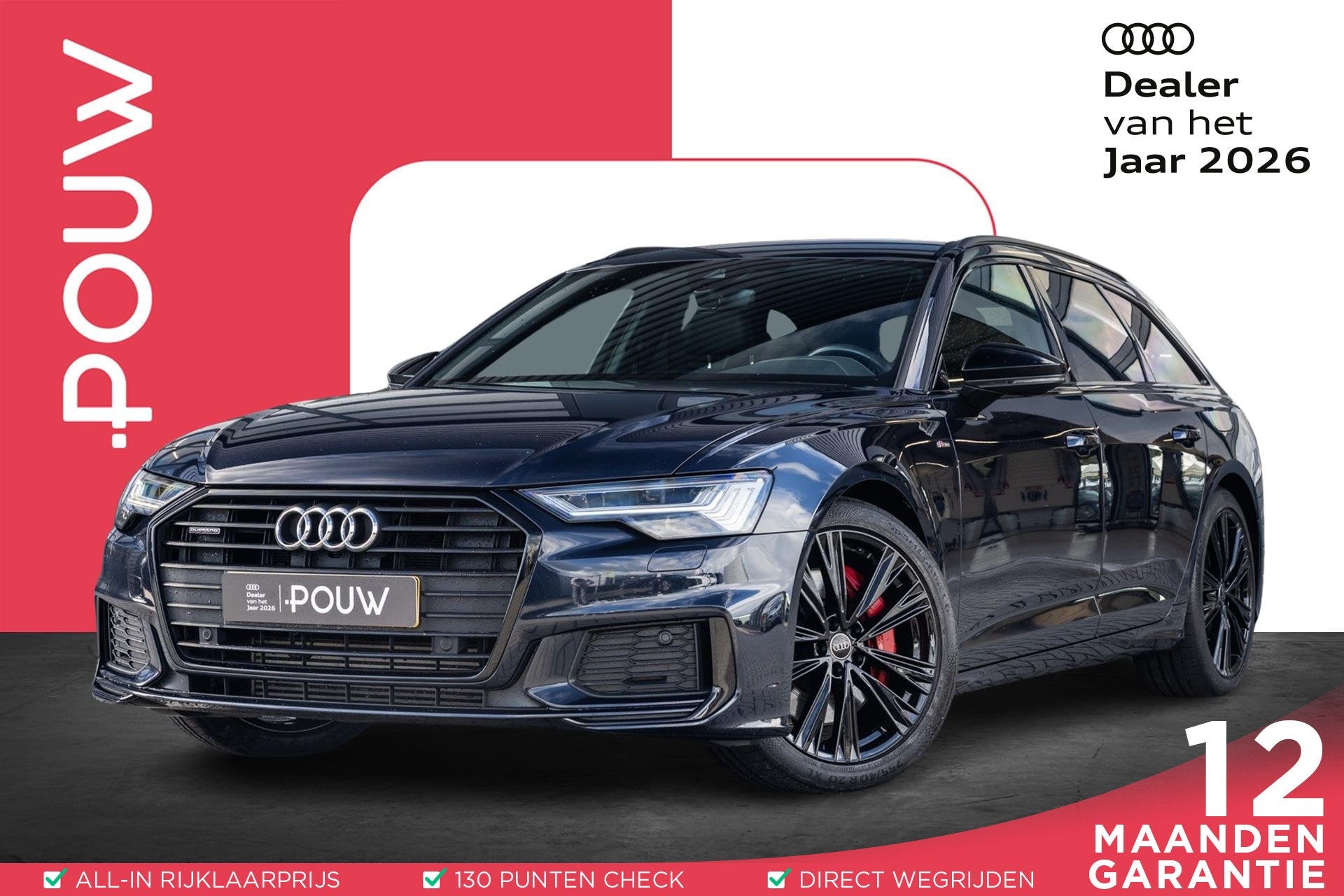 Audi A6 Avant 55 TFSIe 367pk quattro Pro Line S Competition, Auto's, Automaat, 12 maanden, Gebruikt, 4 cilinders