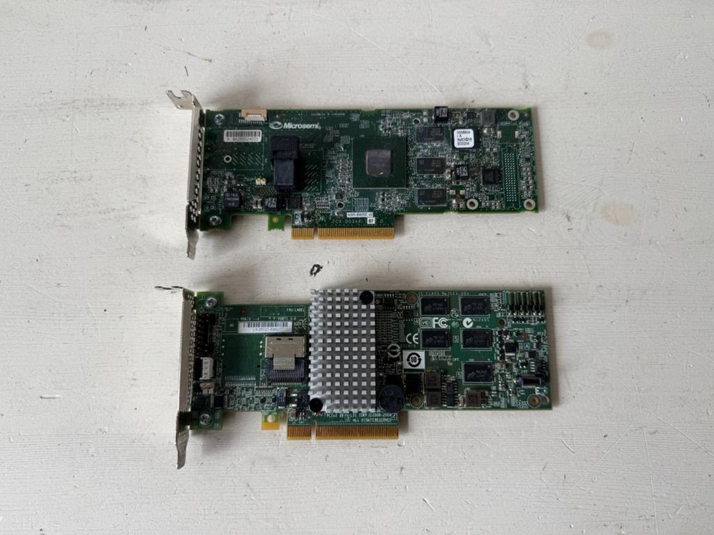 Microsemi Adaptec + LSI MegaRAID PCIe RAID Controller, Ophalen of Verzenden, Gebruikt, SAS