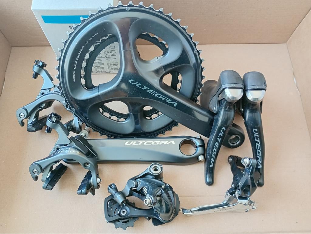 Shimano Ultegra 6800 Groepset, Crankstel of Pedalen, Info@shimano.com, Ophalen of Verzenden, Zo goed als nieuw