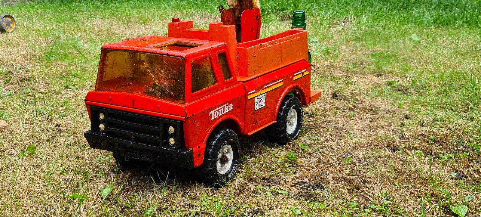 Tonka met patina, Ophalen of Verzenden, Gebruikt, Bus of Vrachtwagen