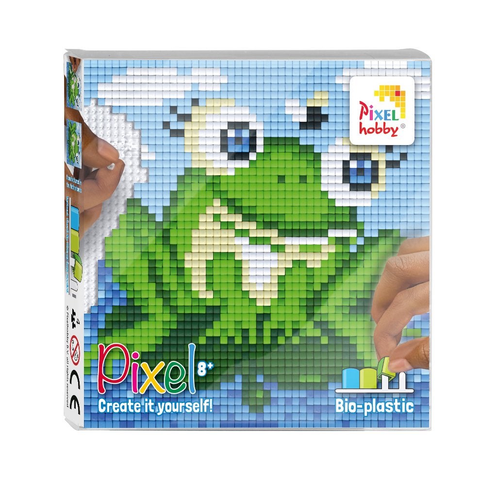 Pixelhobby Create it yourself set 44006 kikker 12 x 12 cm, ., Dieren, Nieuw, Ophalen of Verzenden