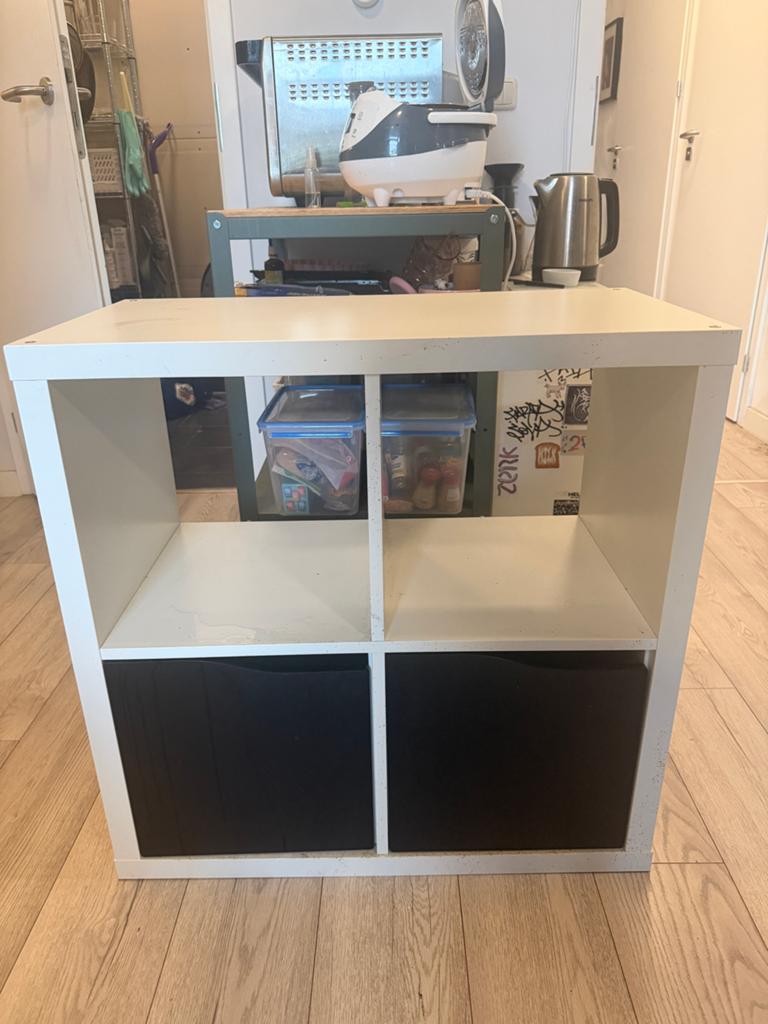 IKEA Kallax 4-vaks kast met 2 lades, Huis en Inrichting, Kasten | Overige, Ophalen of Verzenden, Gebruikt