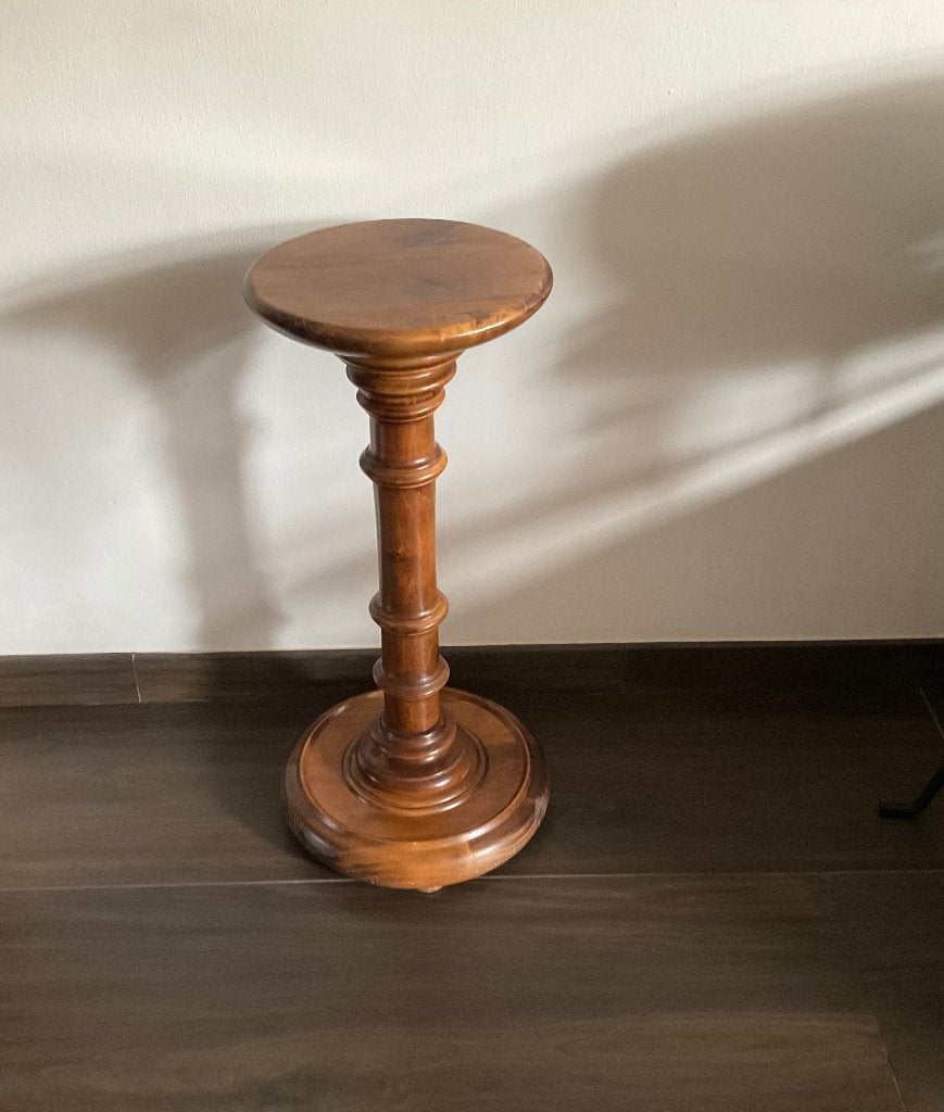 Plantenzuil plantentafel antiek Pied de stalle zuil pilaar, Ophalen of Verzenden, Gebruikt