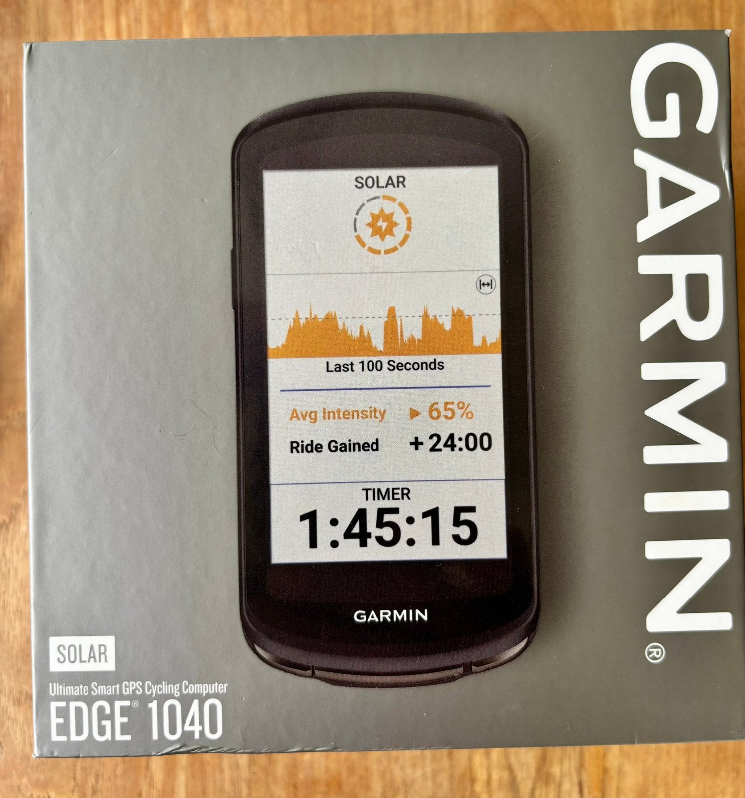 Garmin Edge 1040 solar incl accessoires, Fietsen en Brommers, Fietsaccessoires | Fietscomputers, Ophalen of Verzenden, Zo goed als nieuw
