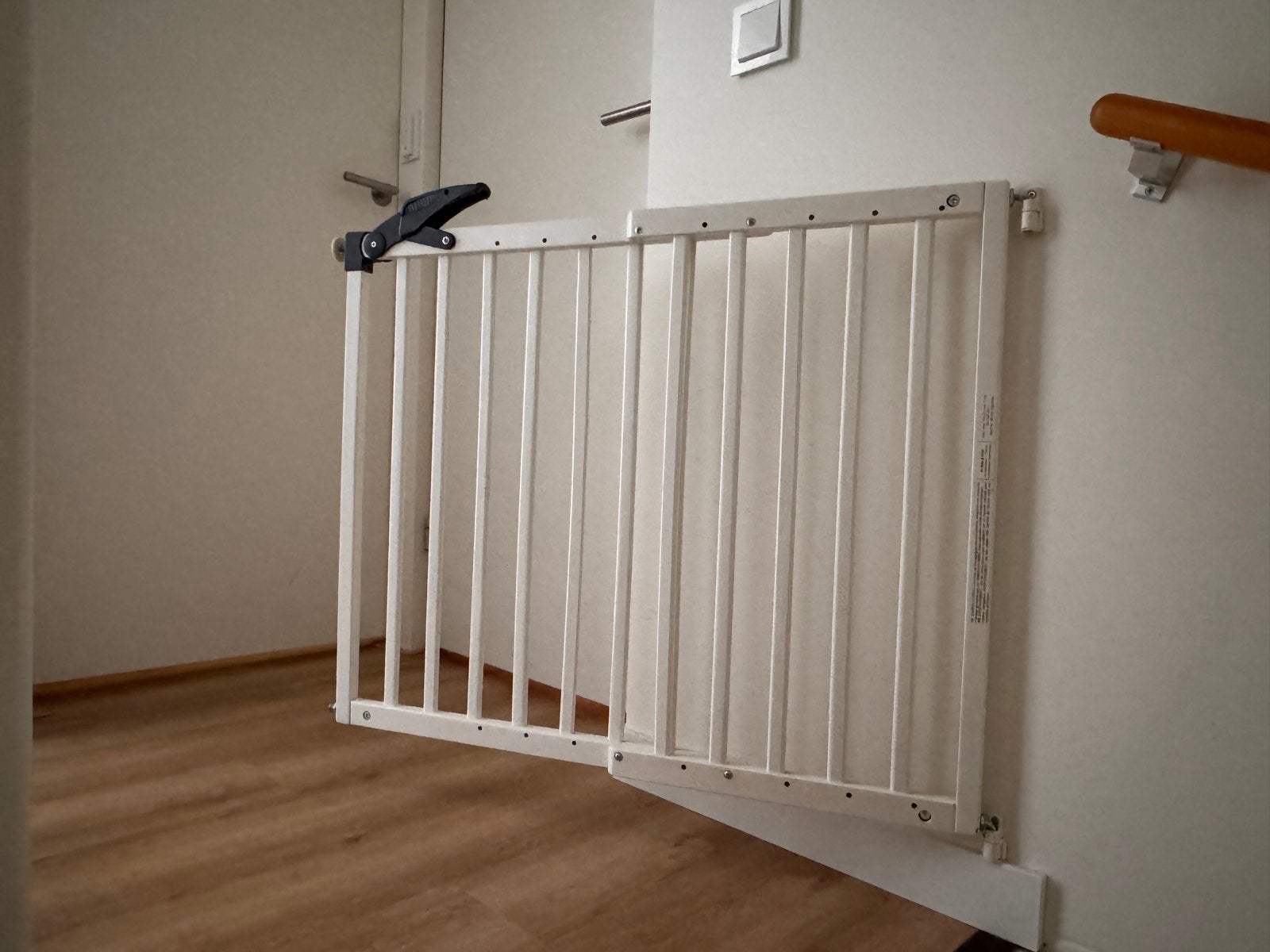 Twee A3 Baby & Kids Oslo traphekjes - Wit, Ophalen, Gebruikt, 100 tot 115 cm, Klemhekje
