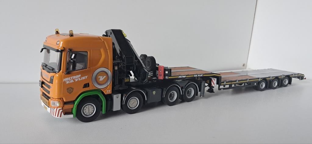 Scania Holtrop van der Vlist met dieplader wsi, Ophalen of Verzenden, Nieuw, Bus of Vrachtwagen, Wsi