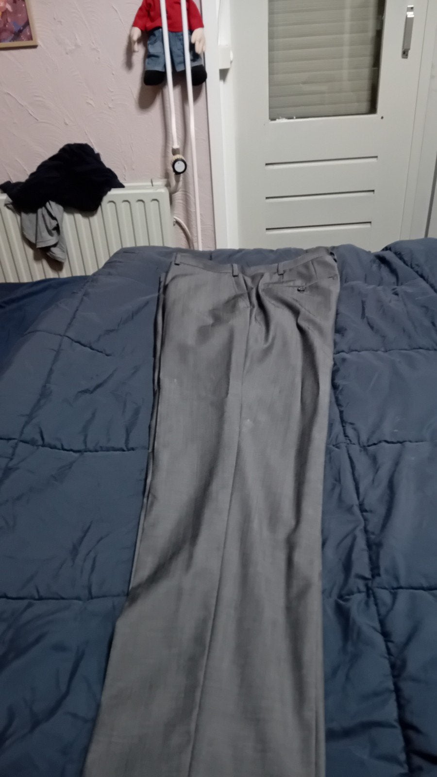 Stijlvol Grijs Herenpak met Michaelis Overhemd en Stropdas, Kleding | Heren, Kostuums en Colberts, Ophalen, Maat 56/58 (XL), Zo goed als nieuw