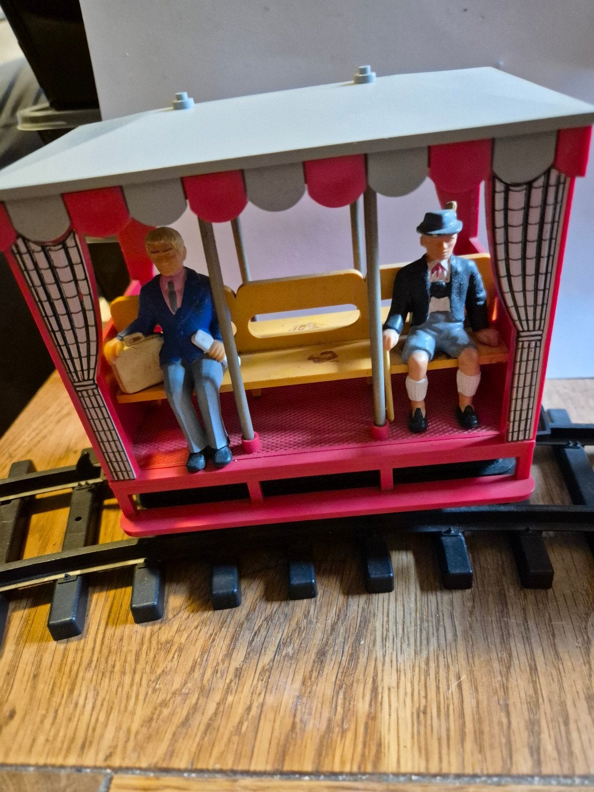 lgb 3x open wagon met figuren +12x bocht, Ophalen of Verzenden