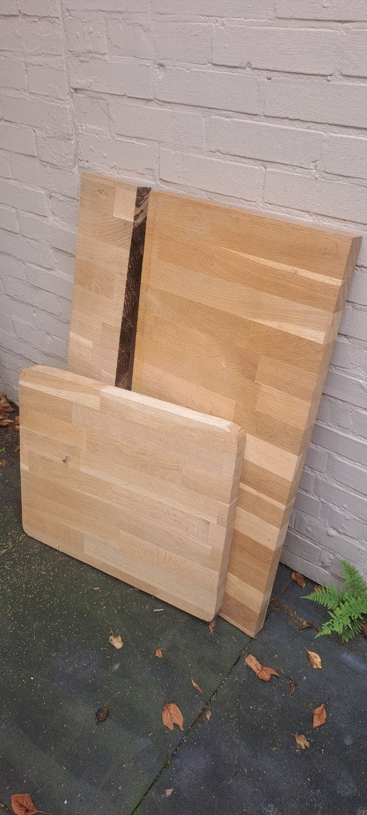 Reststukken eiken keukenblad 38mm dik, Ophalen, Hout, Bruin, Overige typen