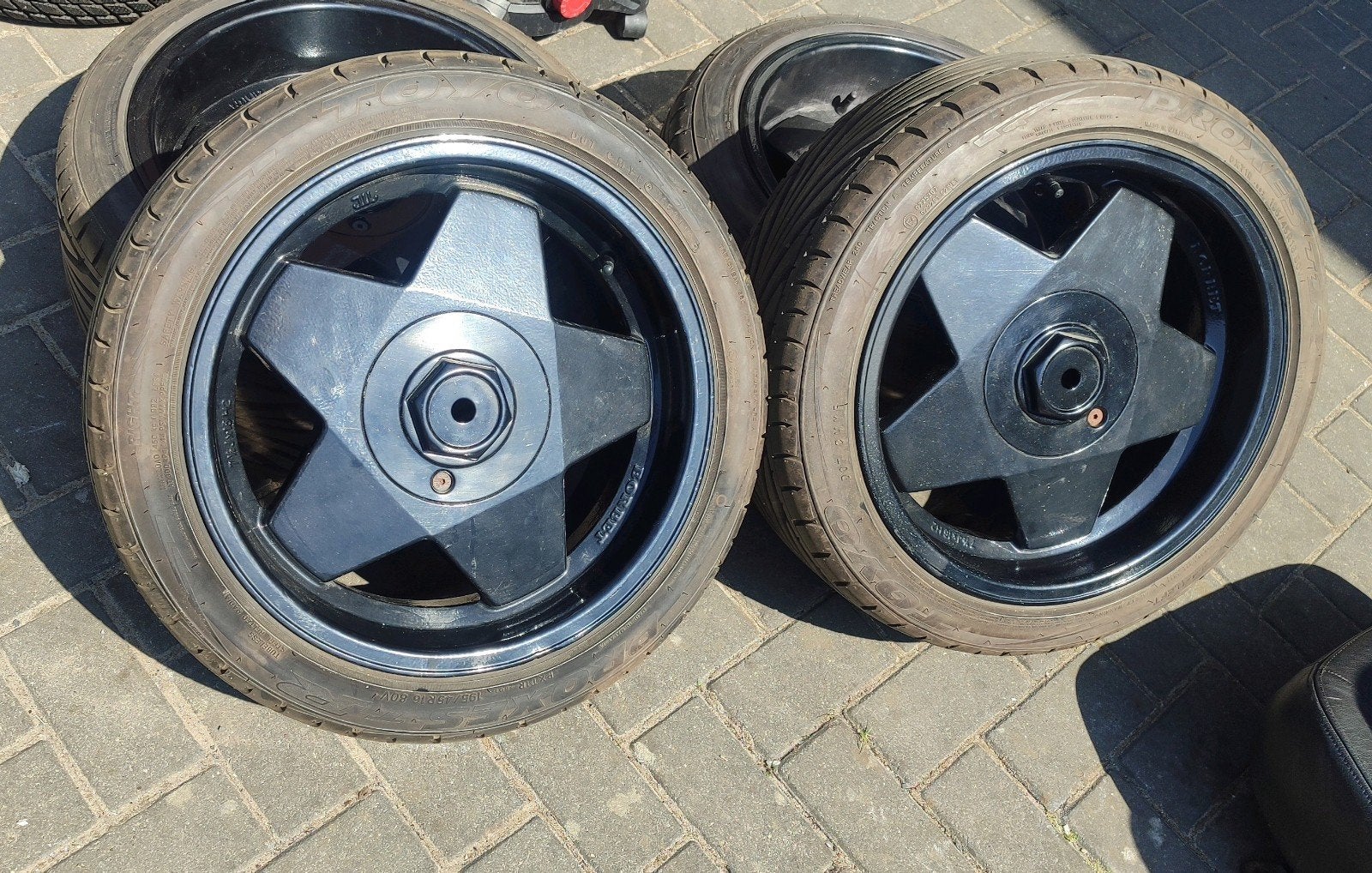 Borbet A breedset 4x100 7.5J 9J, Auto-onderdelen, Banden en Velgen, Ophalen, Gebruikt, Velg(en), 16 inch