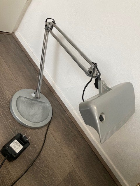 Vintage Bureaulamp Lival Wing Finland, Ophalen, Gebruikt, Metaal