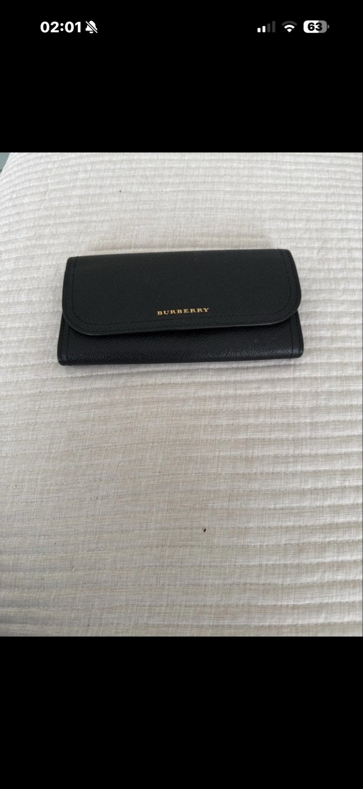 Burberry portemonnee - Goed als nieuw, Sieraden, Tassen en Uiterlijk, Portemonnees, Ophalen of Verzenden, Zo goed als nieuw, Zwart