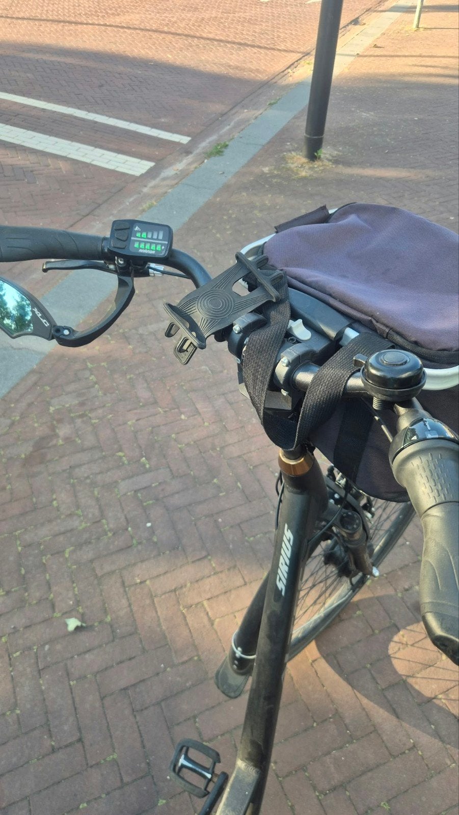 Altec E-bike met voorwielmotor en fietstassen, Ophalen of Verzenden, Gebruikt, Overige merken