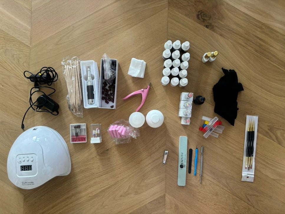 SUN X5 Plus UV/LED Nagellamp +Set Gellak & Nagelaccessoires, Overige kleuren, Ophalen of Verzenden, Zo goed als nieuw, Handen en Nagels
