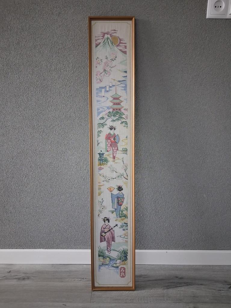 Vintage Pako Japanse motieven schellekoord, Ophalen