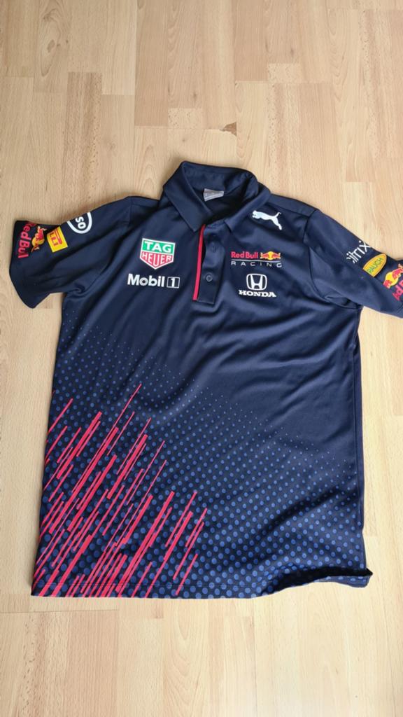 Red Bull Racing F1 Polo Shirt - Maat M, Ophalen of Verzenden, Zo goed als nieuw, Red Bull Racing, Maat 48/50 (M)